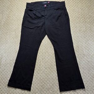 Torrid Women's 18 Black Dress Pants Stretch Straight Leg Career Plus Size